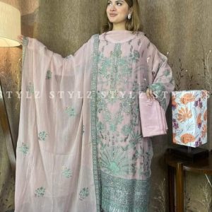 Stylz - Unstitched Three Piece Code# M B 9003