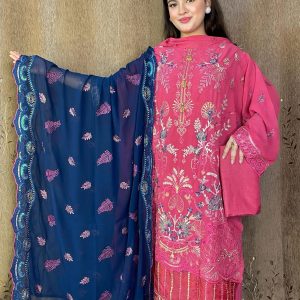 Stylz - Unstitched Three Piece Code# M B 903