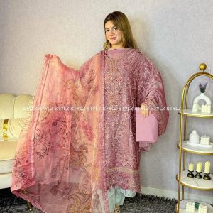 Stylz - Unstitched Three Piece Code# SAH 1183