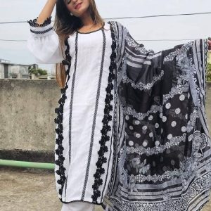 Stylz - Unstitched Three Piece Code# STY 870