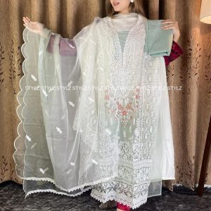 Stylz - Unstitched Three Piece Code# TAJ 7183