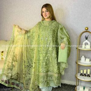 Stylz - Unstitched Three Piece Code# UNI 3005