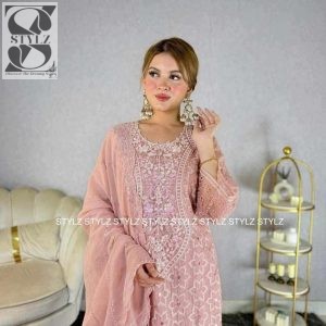 Stylz - Unstitched Three Piece Code# UNI 3015